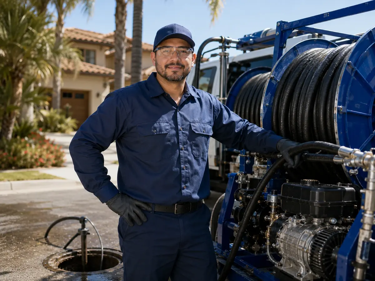 Hydro jet sewer cleaning in Laguna Woods