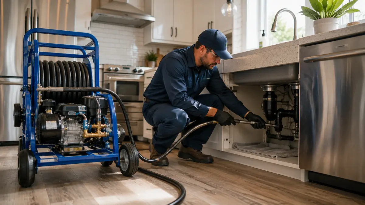 Kitchen Drain Hydro Jetting in Laguna Woods