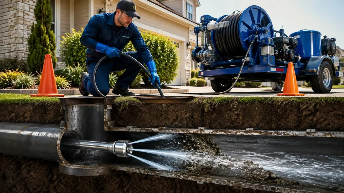 Main Sewer Line Hydro Jet Cleaning in Laguna Woods