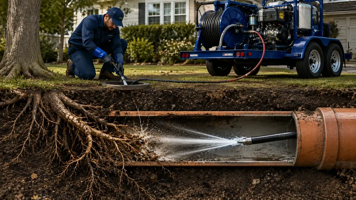 Tree Root Removal with Hydro Jetting in Laguna Woods